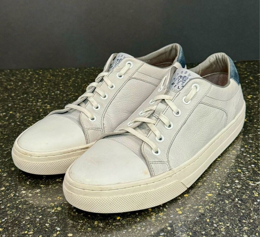 Bilt Gray Leather Sneakers. Size. Men’s 10/EU 44